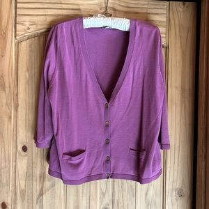 J.Jill Cardigan, women’s Large, purple